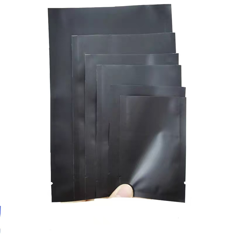 Food Storage Long Term - 200szt Matte Black Open Top Aluminum