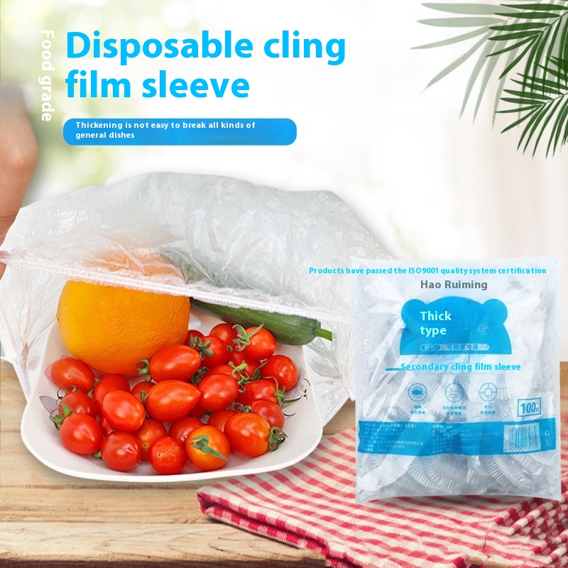 Food Storage Plastic Bag - 100 szt. Jednorazowa folia na żywność,