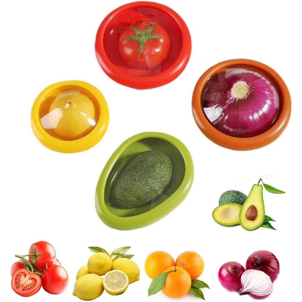 Set Food Storage - Zestaw silikonowych pojemników do przechowywania owoców