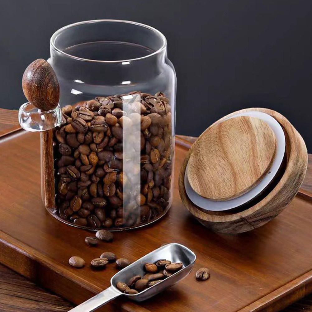 Food Storage Glass Jar - Przezroczysty szklany pojemnik na żywność z