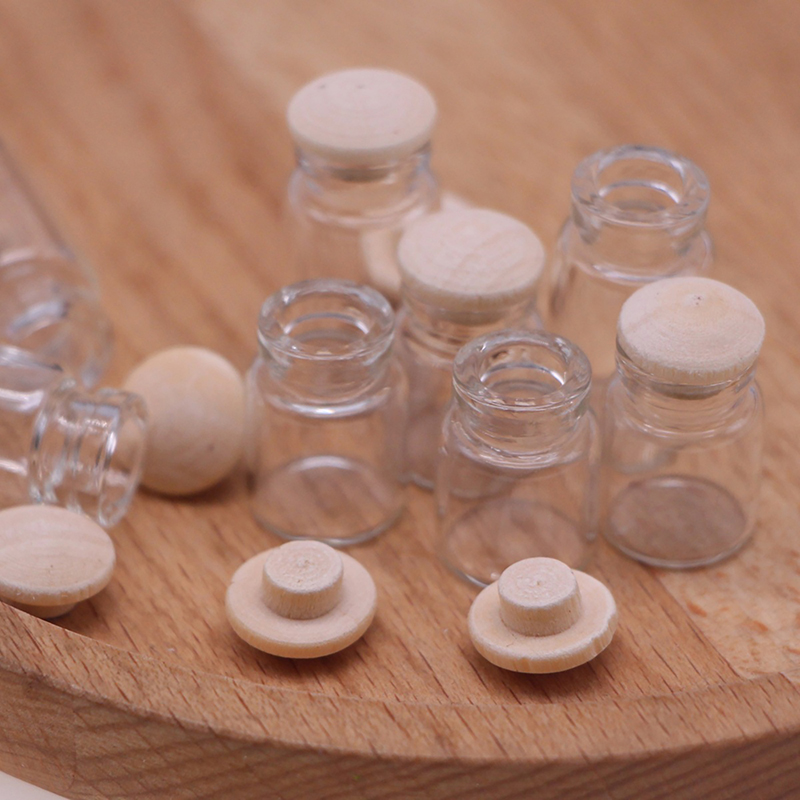 Food Storage Glass Jar - 4 szt. Miniaturowe szklane słoiki do