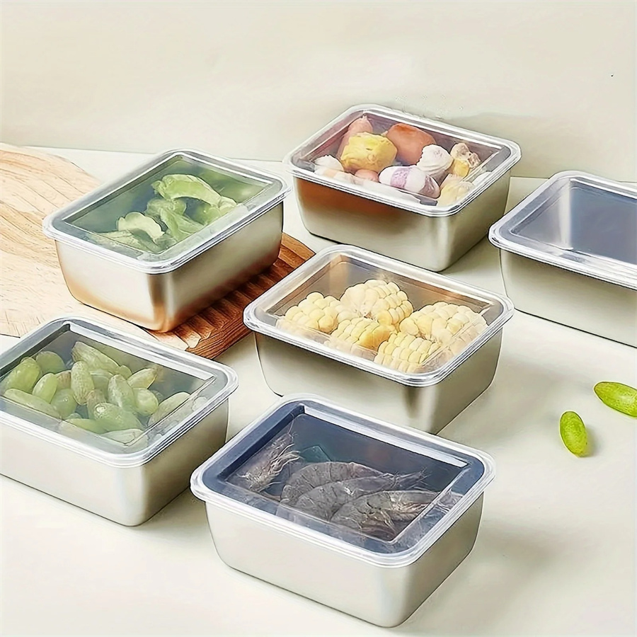 Food Storage Boxes With Lids - 1/3/5 sztuk Pudełko do przechowywania żywności
