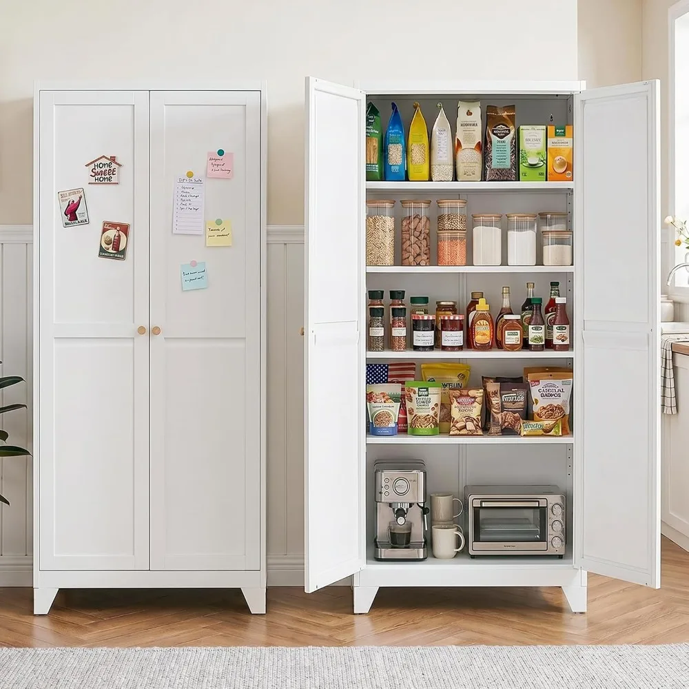 Food Storage Kitchen Cabinet - Szafka kuchenna metalowa 71 cali z