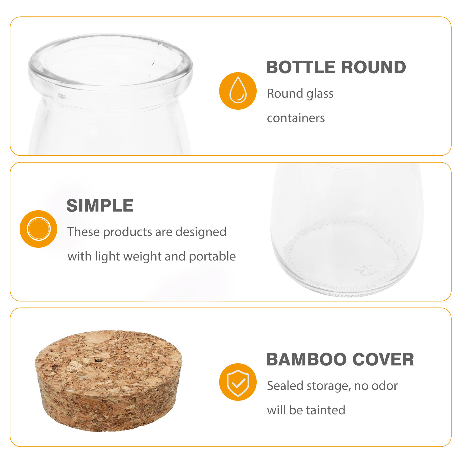 12 szt. szklanych butelek do j – Food Storage Glass Container Set recenzja i cena