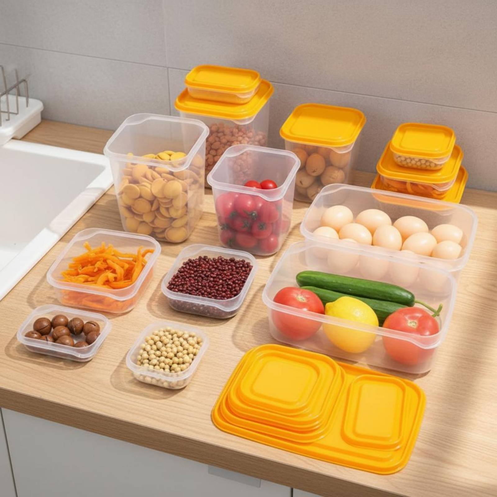 17-częściowy zestaw pojemników – Food Storage Airtight recenzja i cena