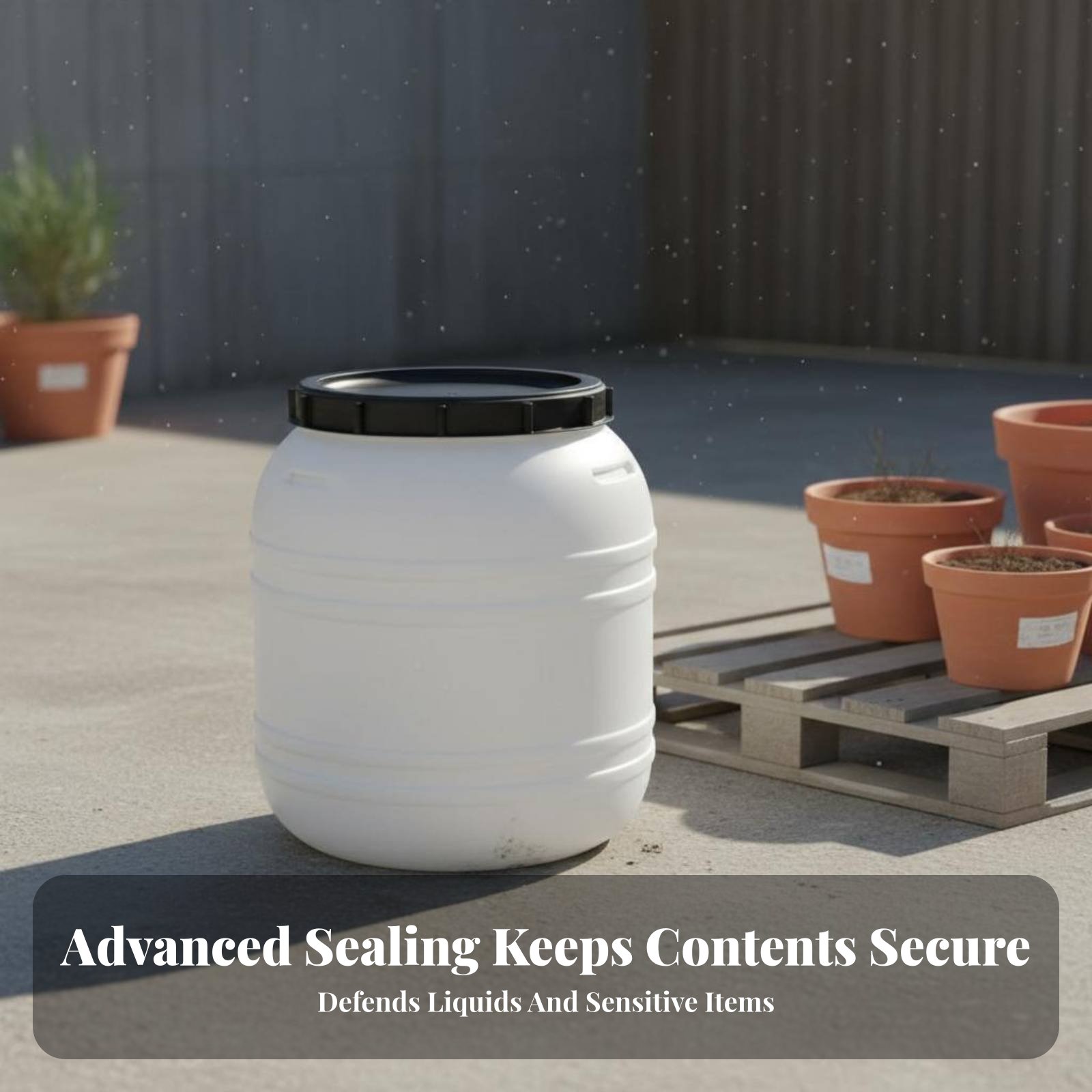 Plastikowy beczka z tworzywa s – Food Storage Airtight recenzja i cena