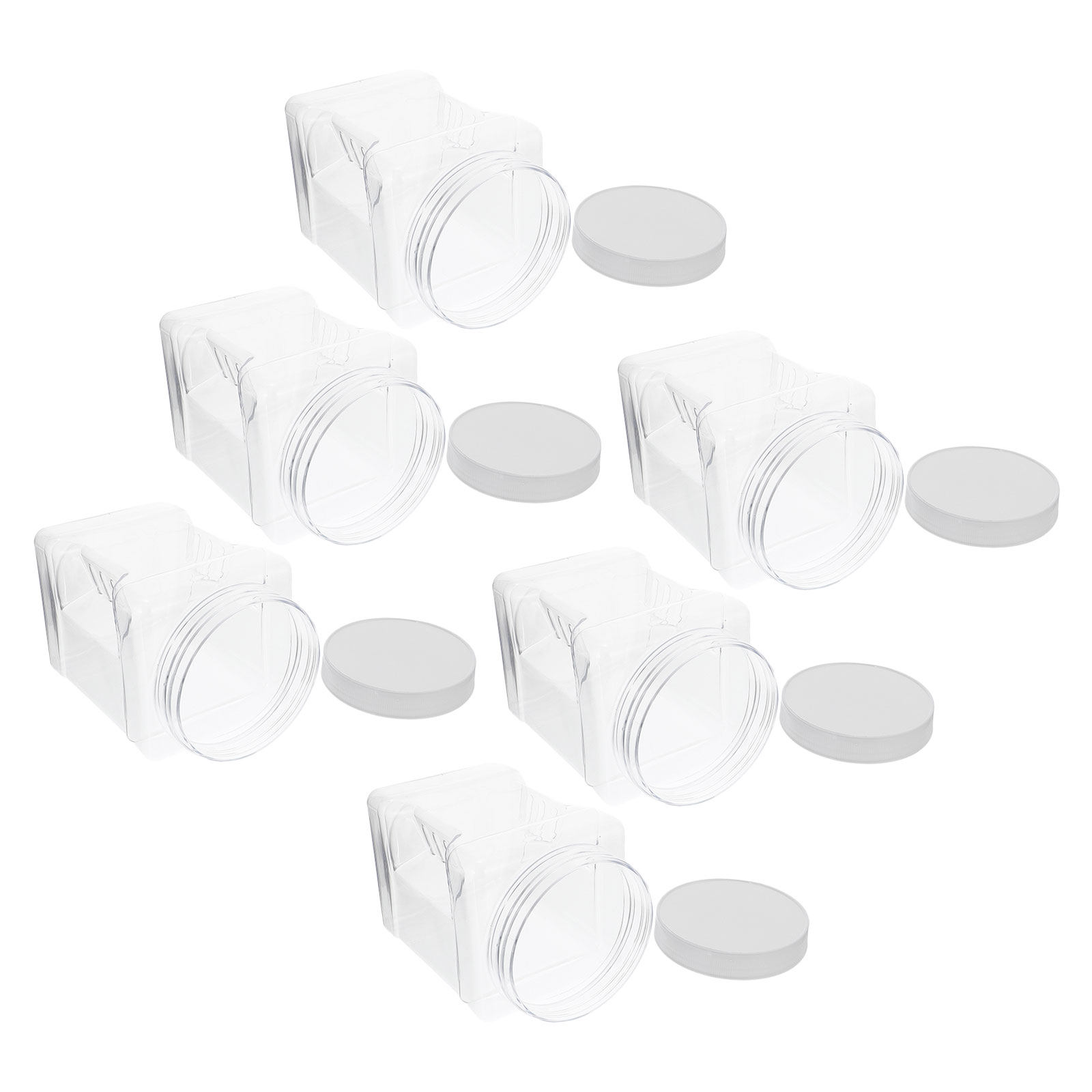 6 sztuk przezroczystych kwadra – Food Storage Airtight recenzja i cena