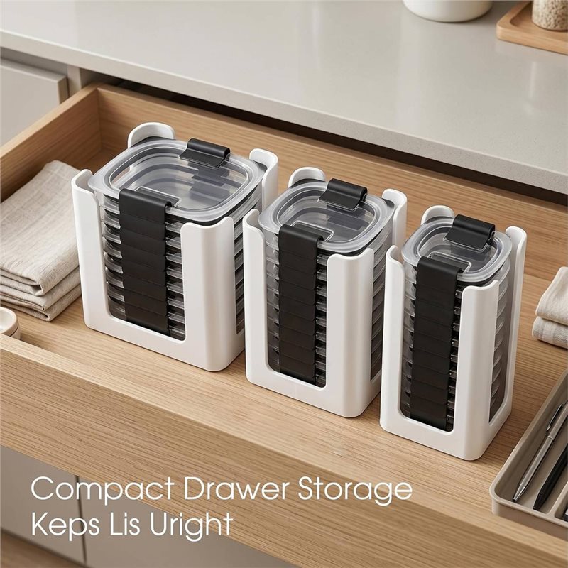 ABLN - Organizer na pokrywki d – Food Storage Kitchen Cabinet recenzja i cena