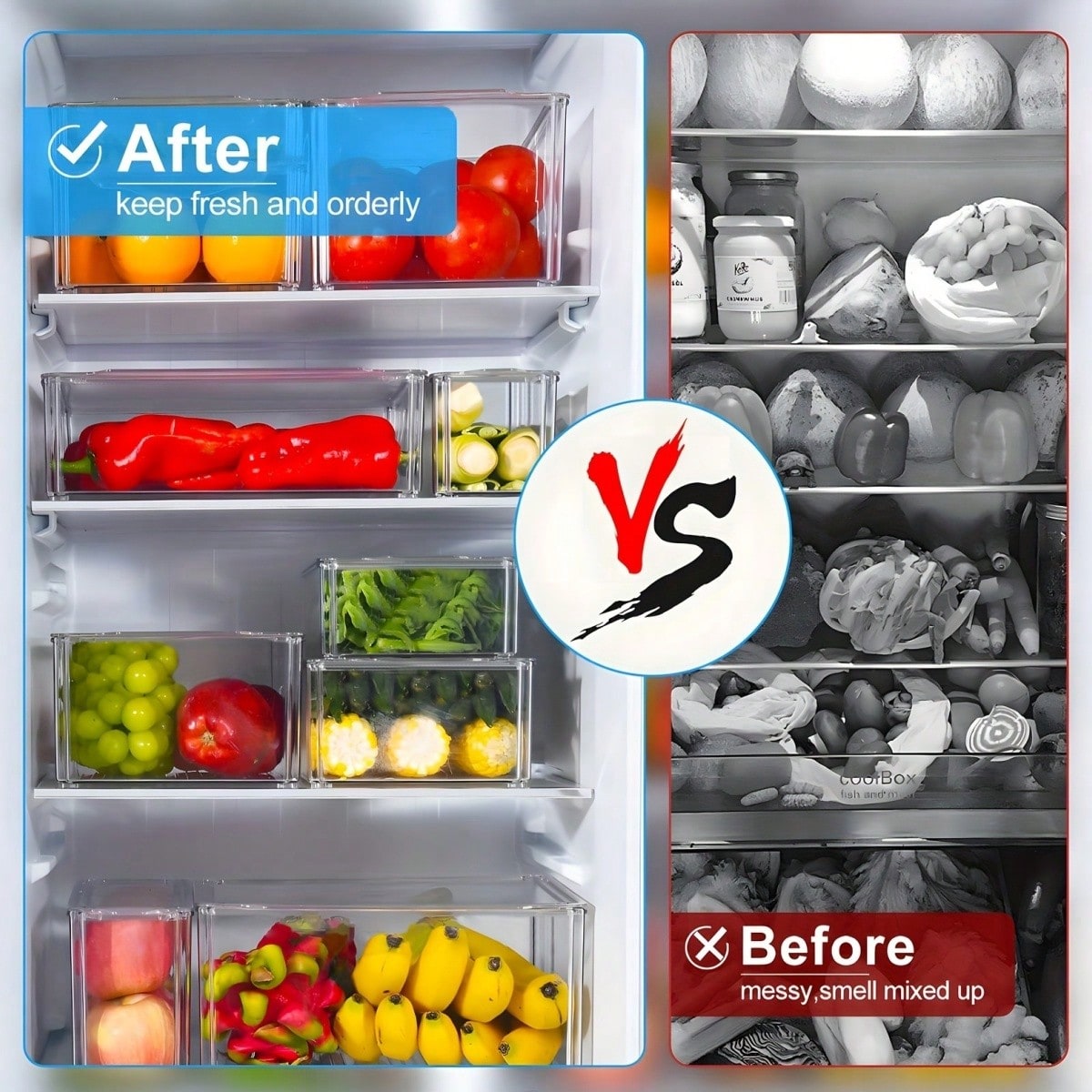 7/14-częściowy zestaw pojemnik – Food Storage Kitchen Cabinet recenzja i cena