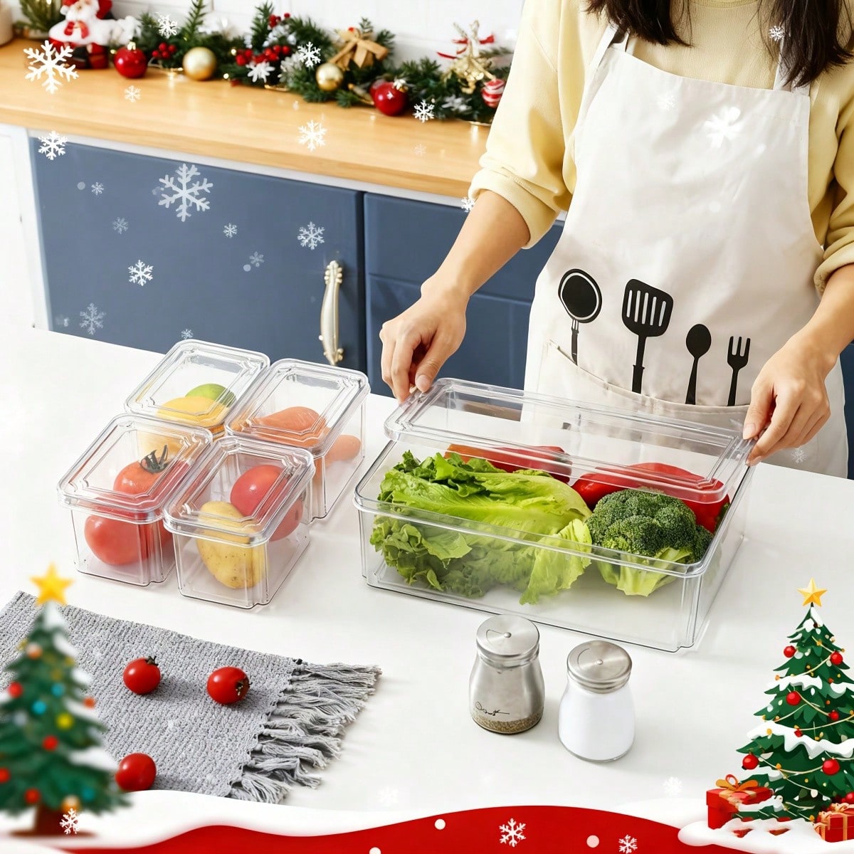 7/14-częściowy zestaw pojemnik – Food Storage Kitchen Cabinet recenzja i cena