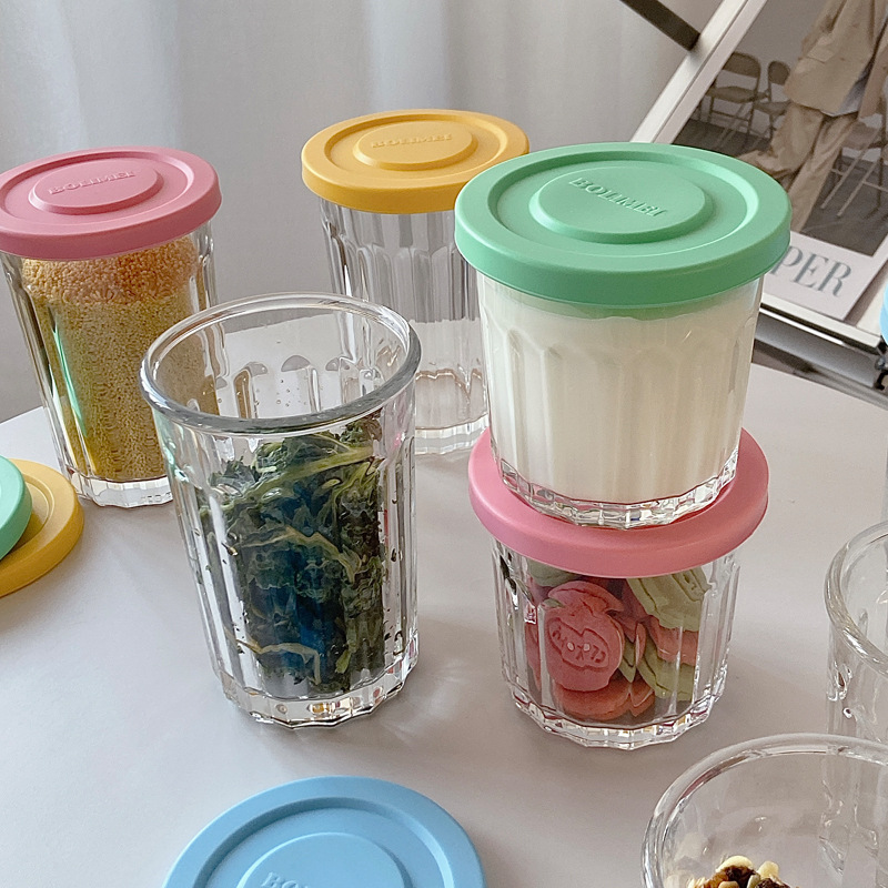 Kolorowe szklane etui zamknięt – Food Storage Glass Jar recenzja i cena