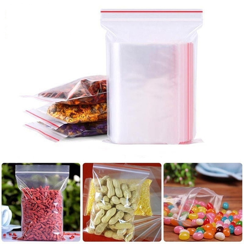 100-1000 szt. Małe plastikowe  – Food Storage Ziploc Bags recenzja i cena