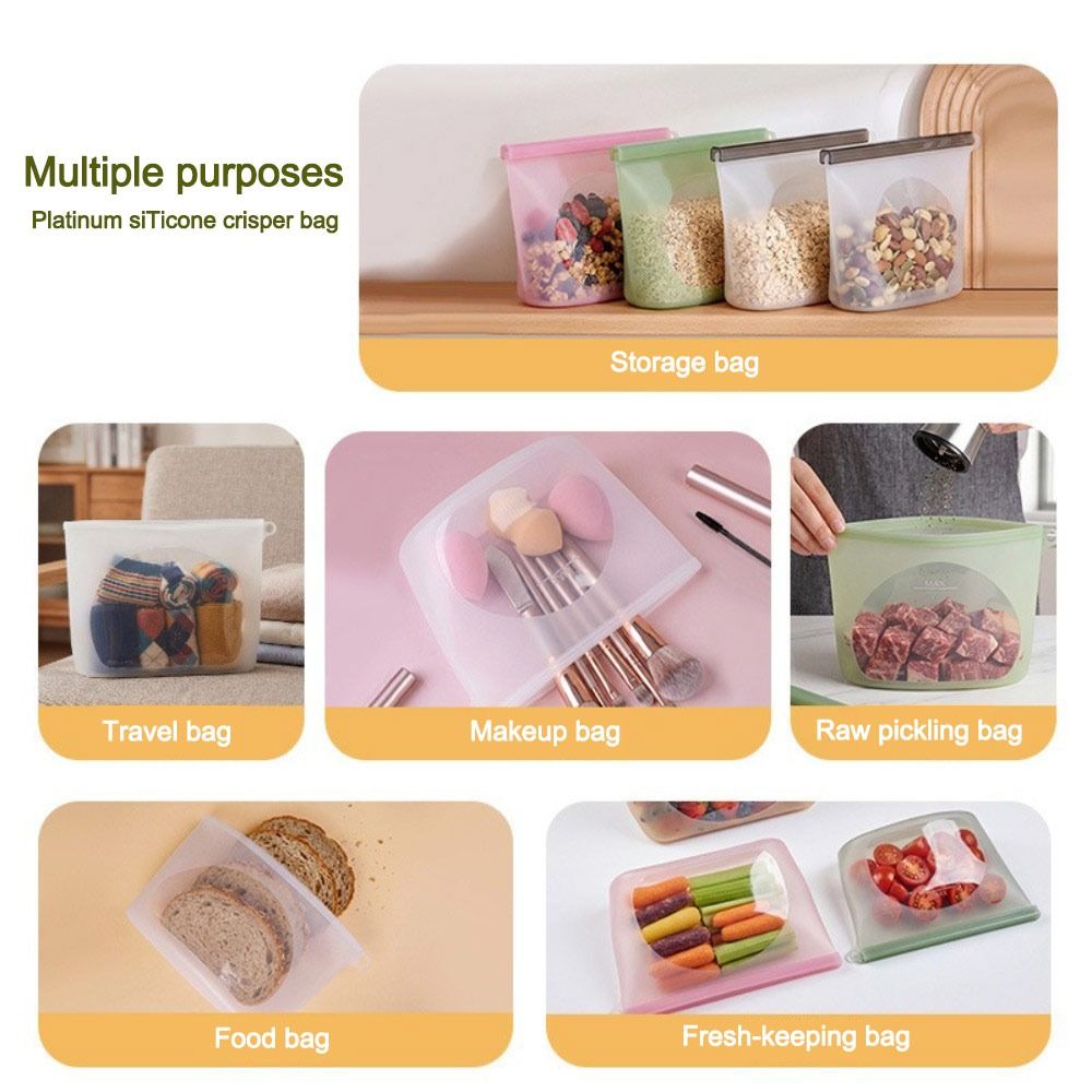 Silikonowe worki do przechowyw – Food Storage Ziploc Bags recenzja i cena