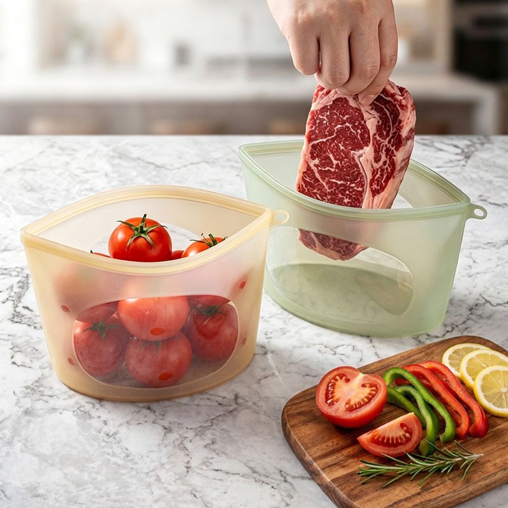 Silikonowe worki do przechowyw – Food Storage Ziploc Bags recenzja i cena