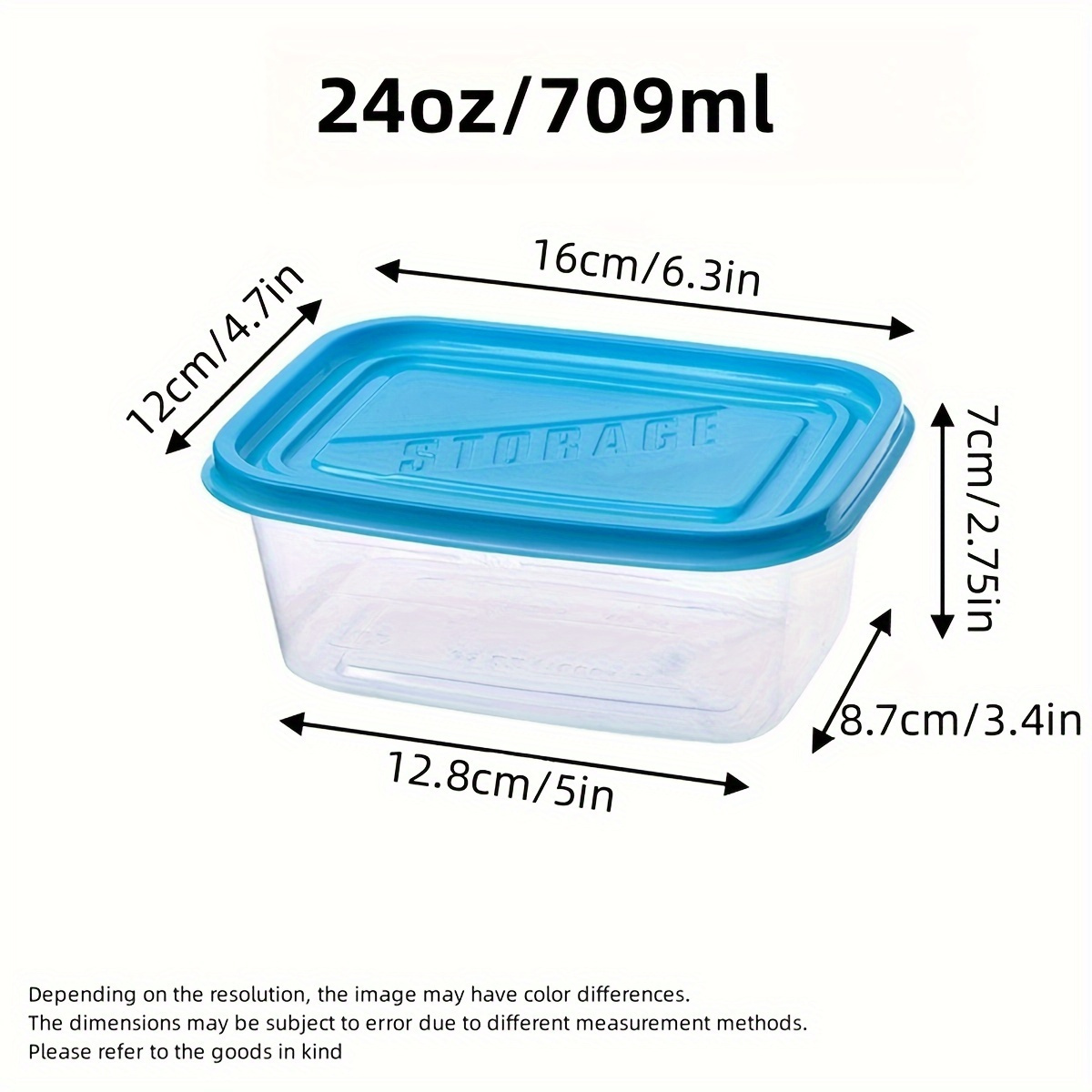Zestaw 6 przezroczystych, plas – Set Food Storage recenzja i cena