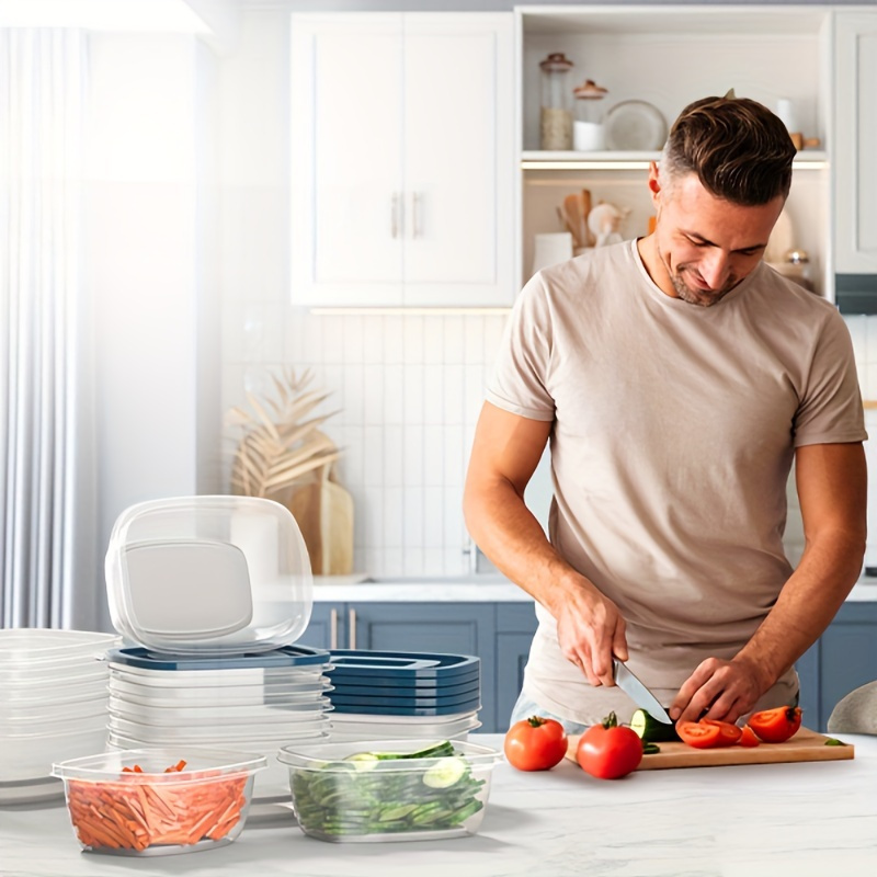 Zestaw 6 przezroczystych, plas – Set Food Storage recenzja i cena