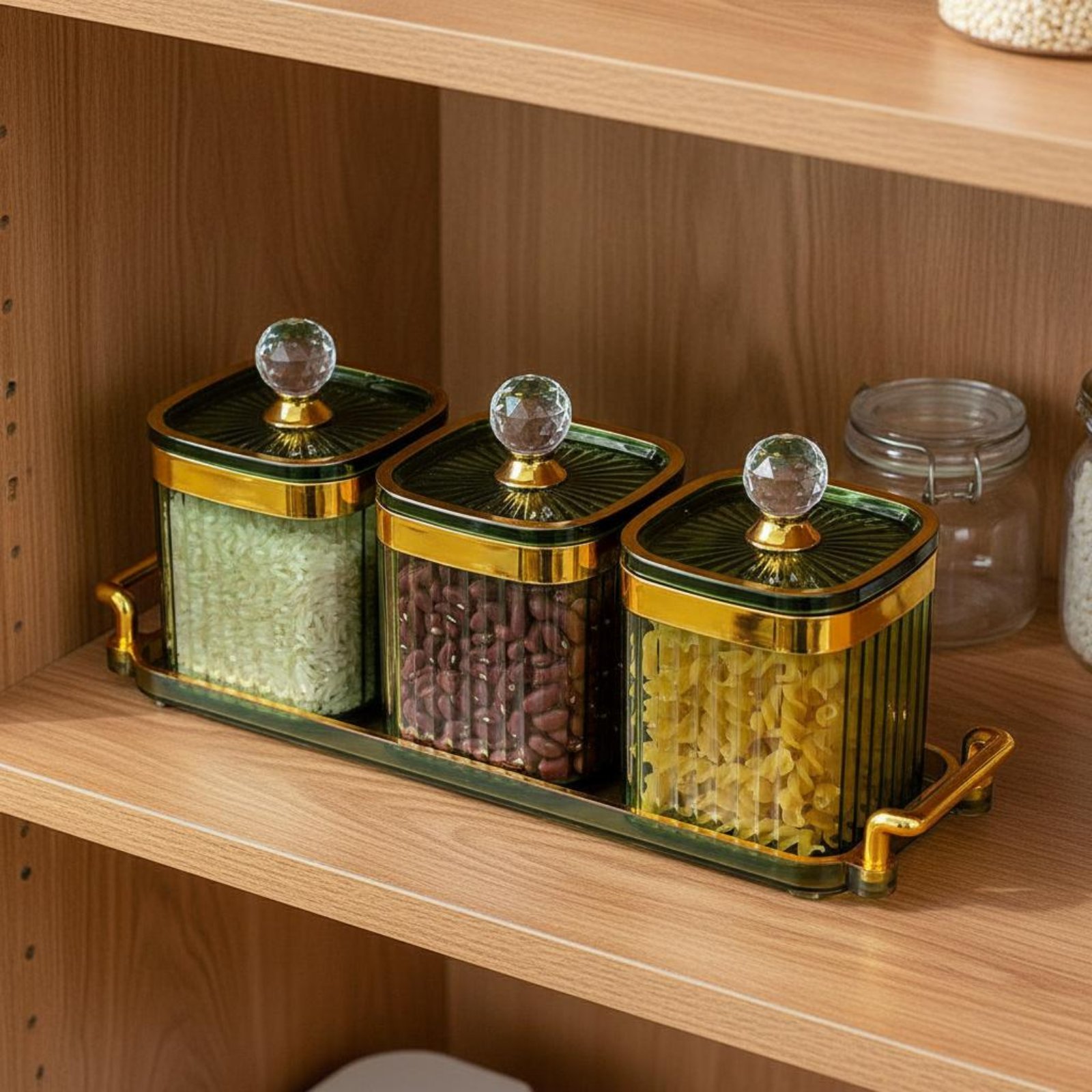 Dekoracyjny zestaw pojemników  – Set Food Storage recenzja i cena