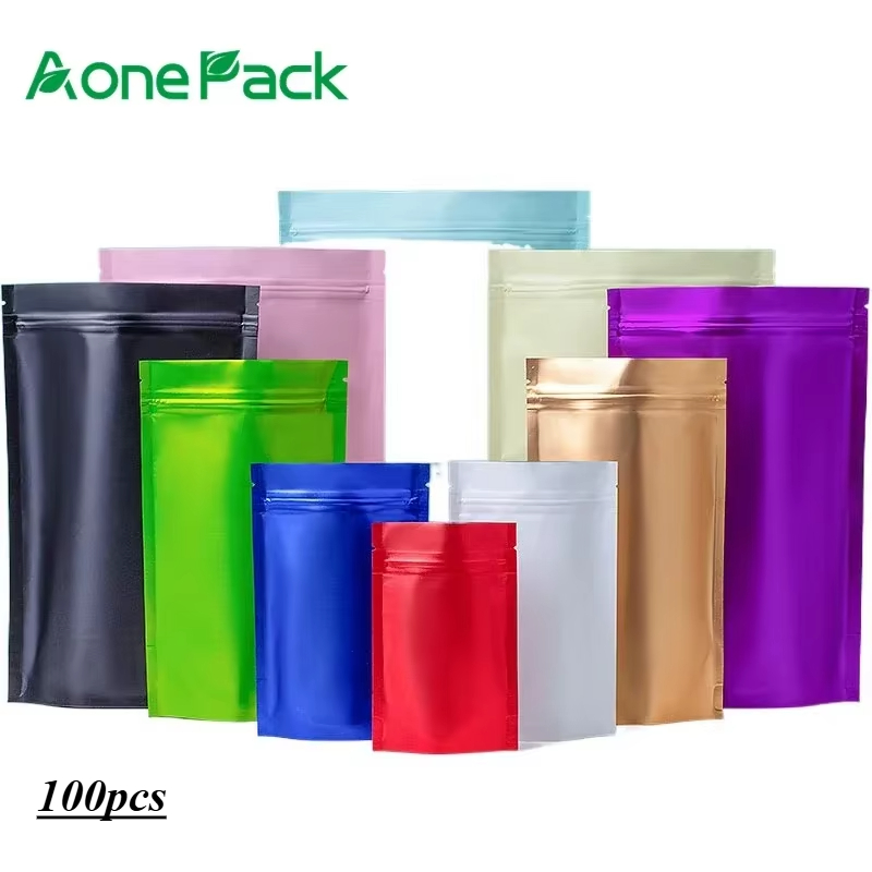100 sztuk niestandardowe matow – Food Storage Ziploc Bags recenzja i cena