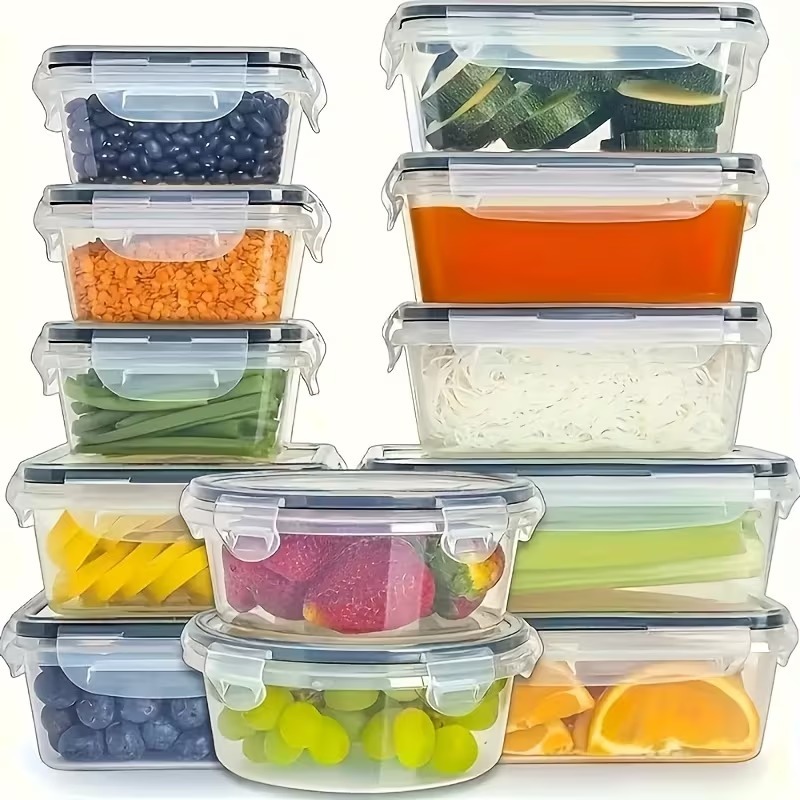 4-częściowy zestaw przezroczys – Food Storage Boxes With Lids recenzja i cena