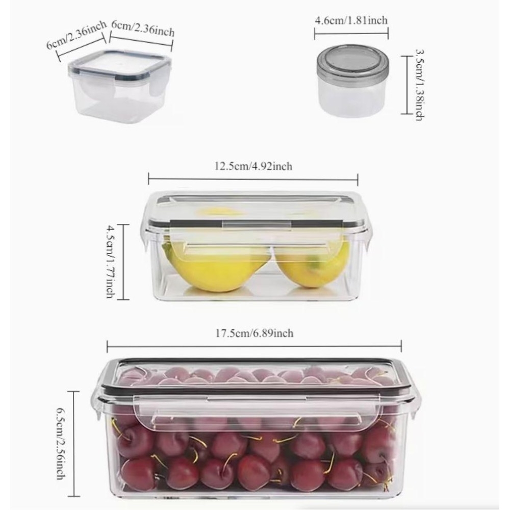 4-częściowy zestaw przezroczys – Food Storage Boxes With Lids recenzja i cena