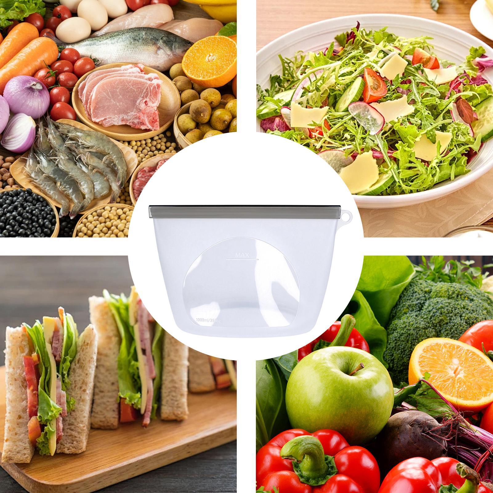 Wielorazowe torby do przechowy – Food Storage Ziploc Bags recenzja i cena