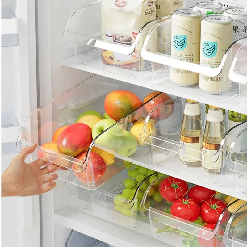 Organizer do lodówki 1/2 szt.  – Food Storage Kitchen Cabinet recenzja i cena