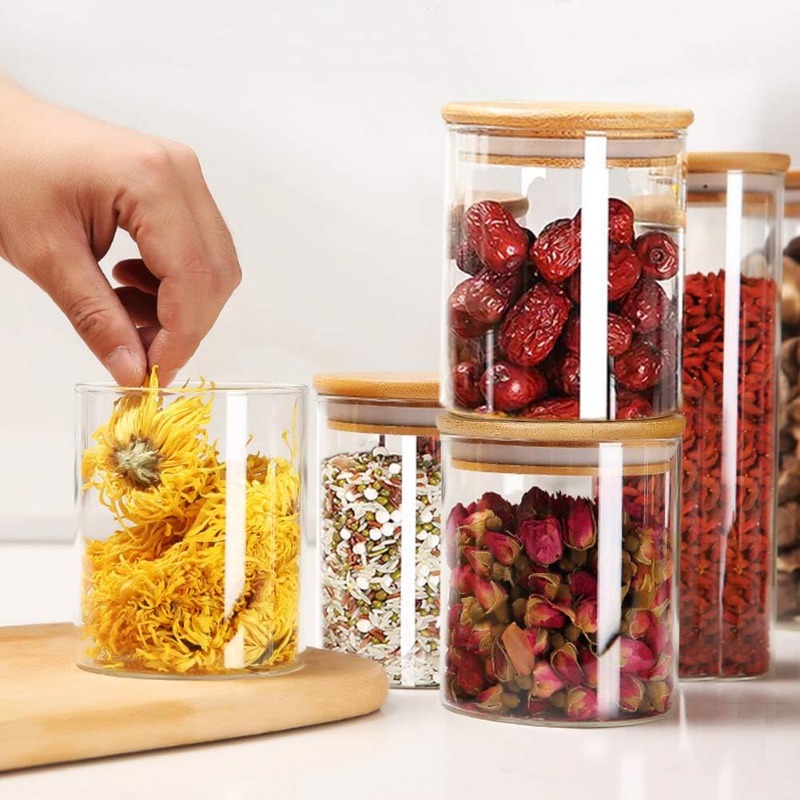 Zestaw 12 szklanych słoików z  – Food Storage Glass Container Set recenzja i cena