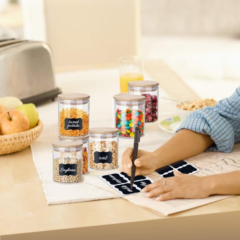 Zestaw 12 szklanych słoików z  – Food Storage Glass Container Set recenzja i cena