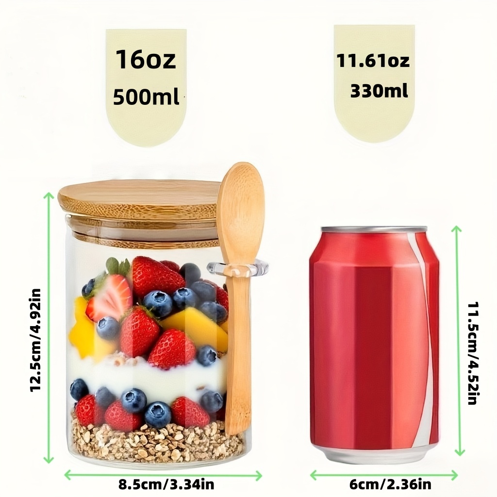 Zestaw 1/2/4/8 szt. szklanych  – Food Storage Glass Jar recenzja i cena