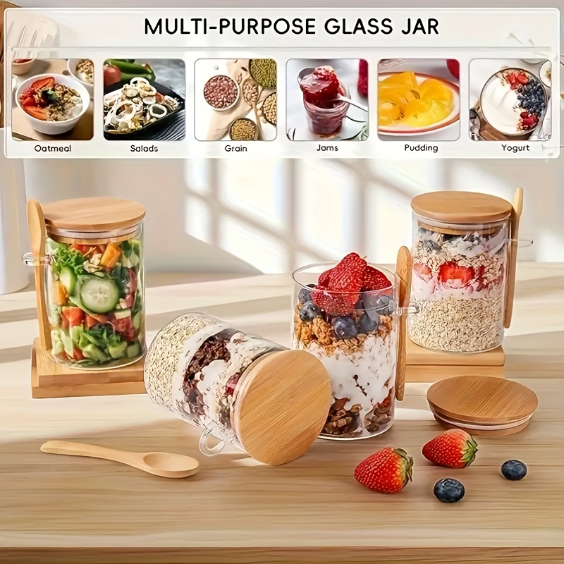 Zestaw 1/2/4/8 szt. szklanych  – Food Storage Glass Jar recenzja i cena