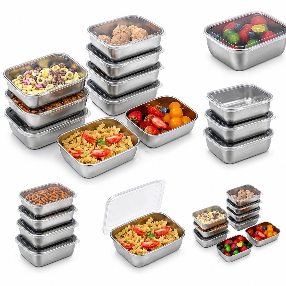 6 SZT. Pojemników na żywność z – Set Food Storage recenzja i cena