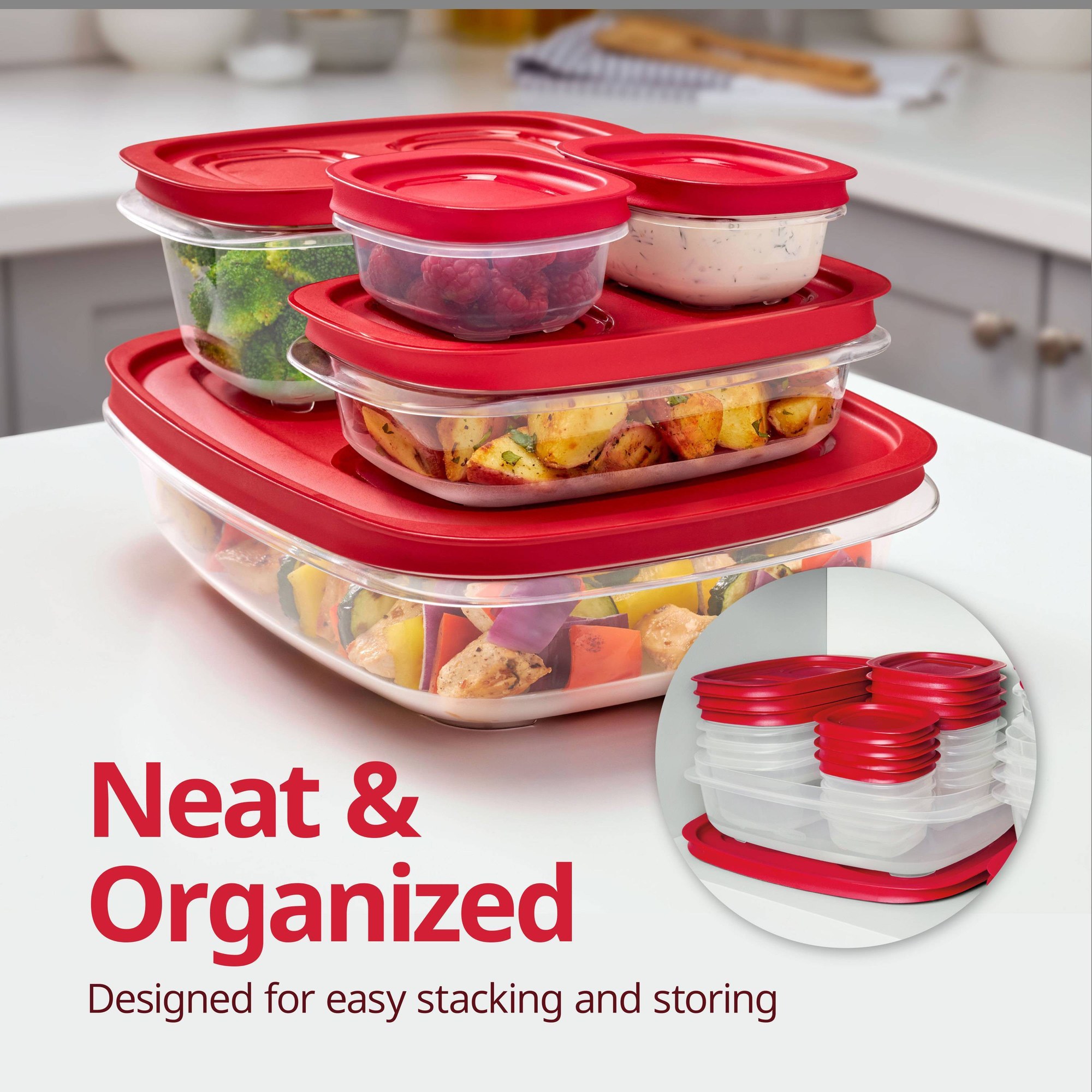 Prostokątny pojemnik na żywnoś – Food Storage Meal Prep recenzja i cena