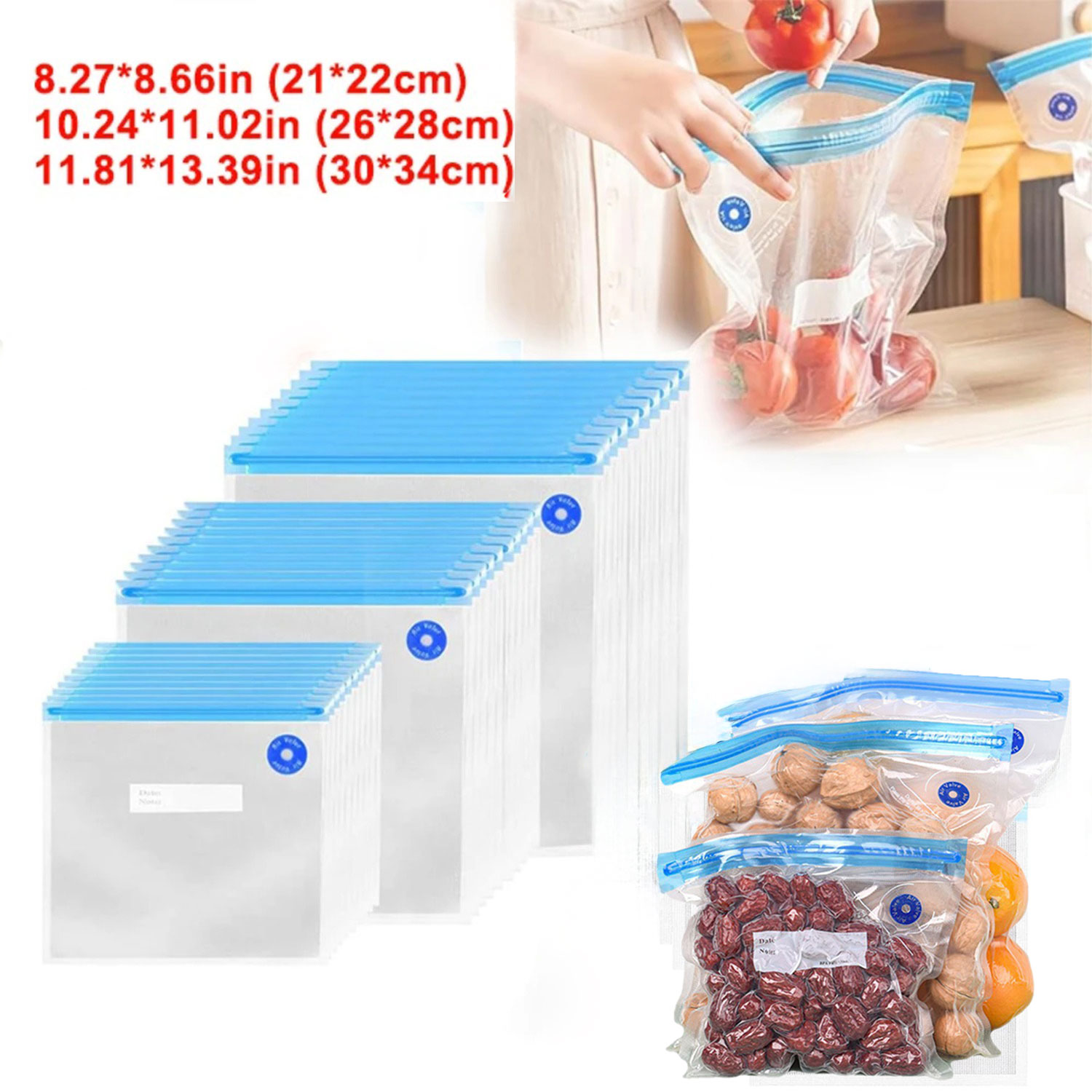 Woreczki do sous vide wielokro – Food Storage Reusable Bags recenzja i cena