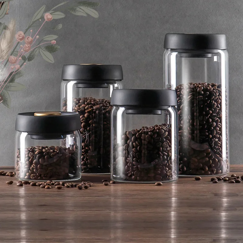 Słoik próżniowy na ziarna kawy – Food Storage Glass Container Set recenzja i cena