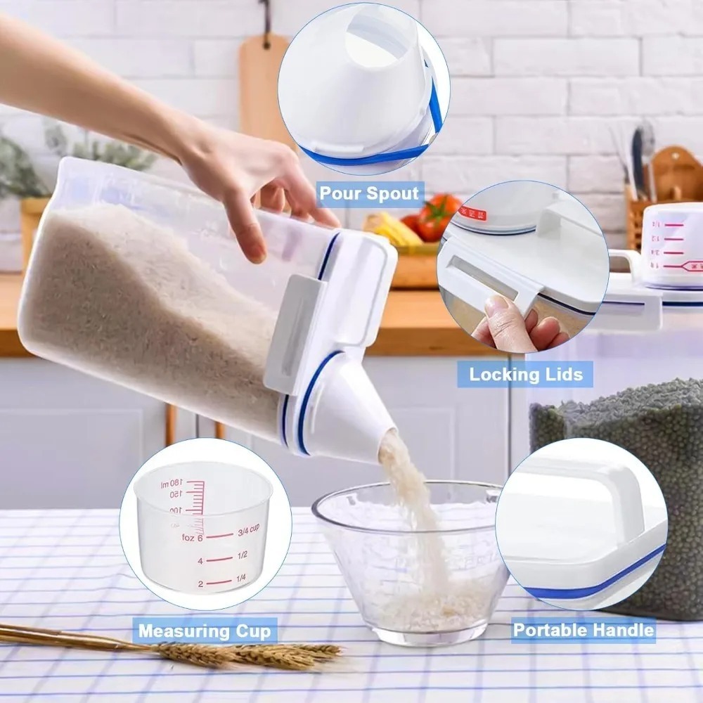 Pojemnik na ryż, suchą żywność – Portion Control Container recenzja i cena