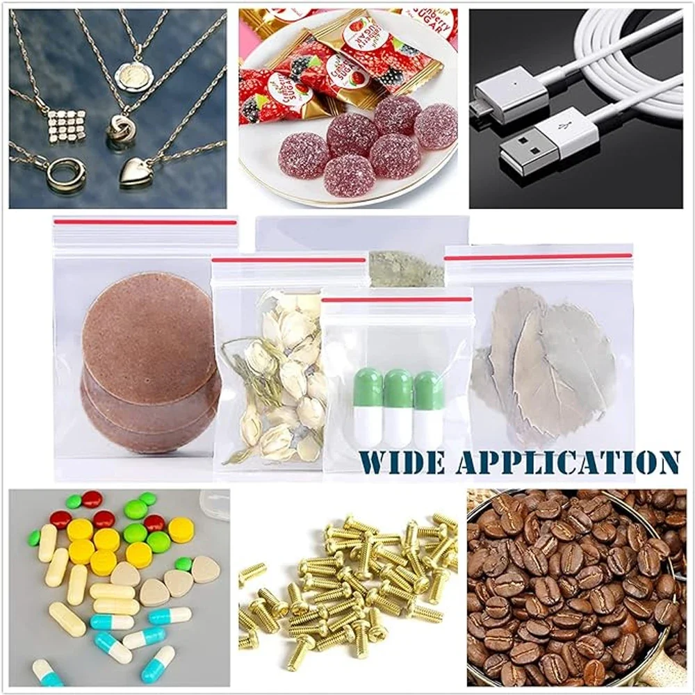 100-1000 szt. Przezroczyste, z – Food Storage Ziploc Bags recenzja i cena