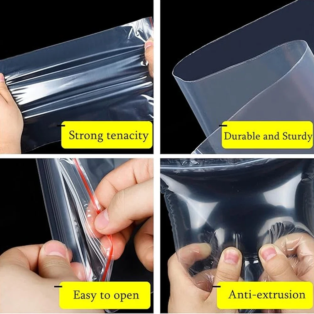 100-1000 szt. Przezroczyste, z – Food Storage Ziploc Bags recenzja i cena