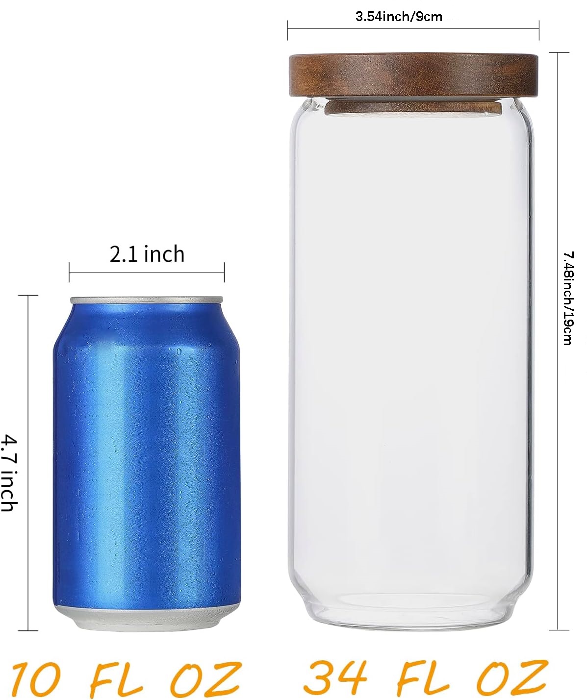 4 sztuki szklanych słoików o p – Food Storage Glass Container Set recenzja i cena