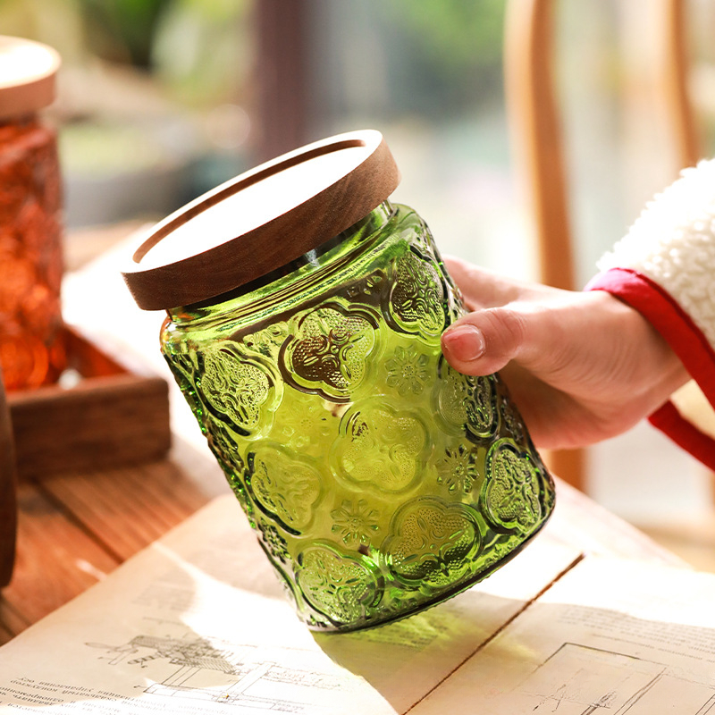 Szklany słoik kuchenny w stylu – Food Storage Glass Jar recenzja i cena