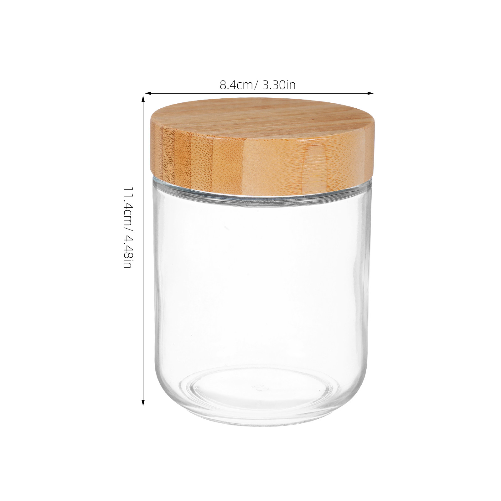 4 sztuki szklanych słoików do  – Food Storage Glass Jar recenzja i cena