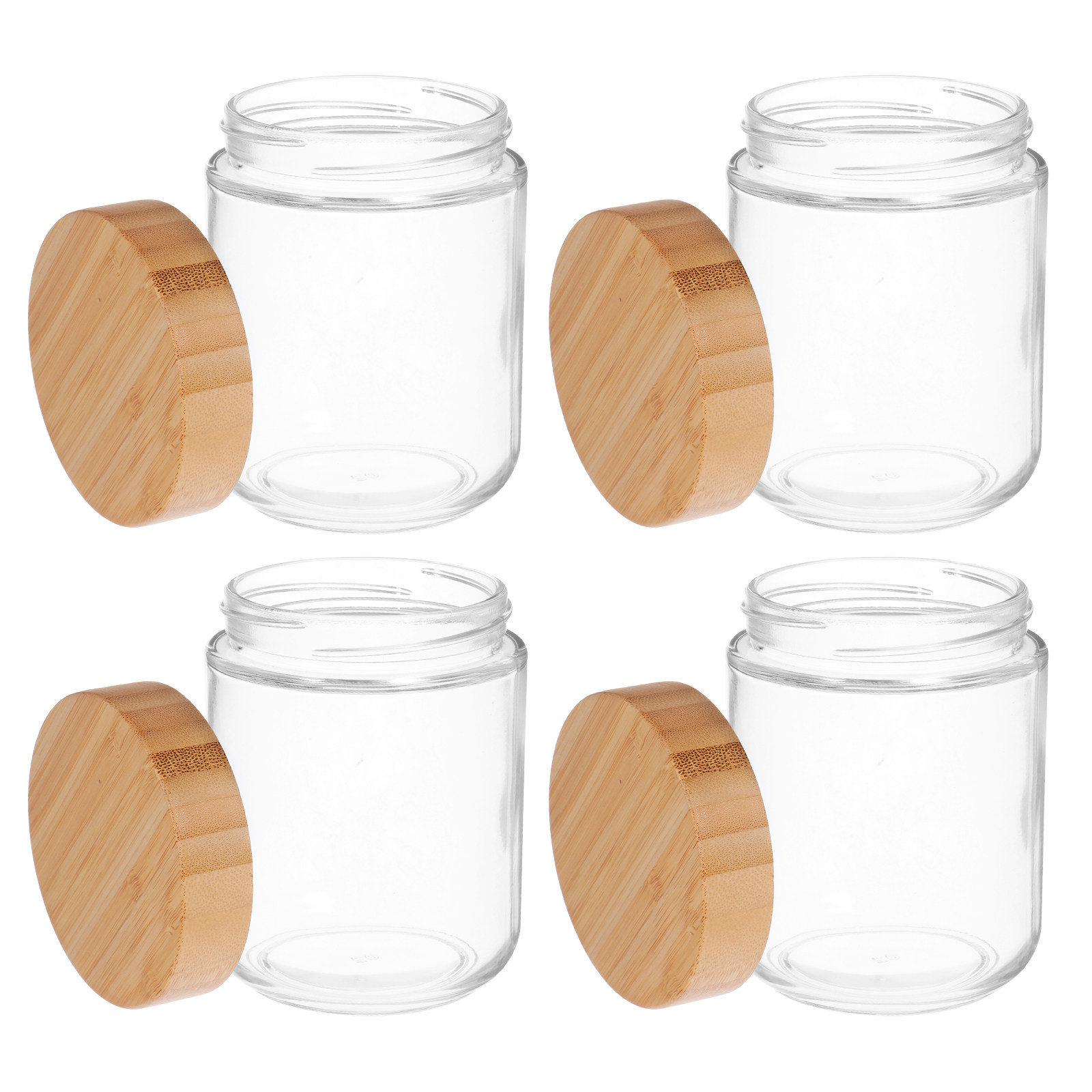 4 sztuki szklanych słoików do  – Food Storage Glass Jar recenzja i cena