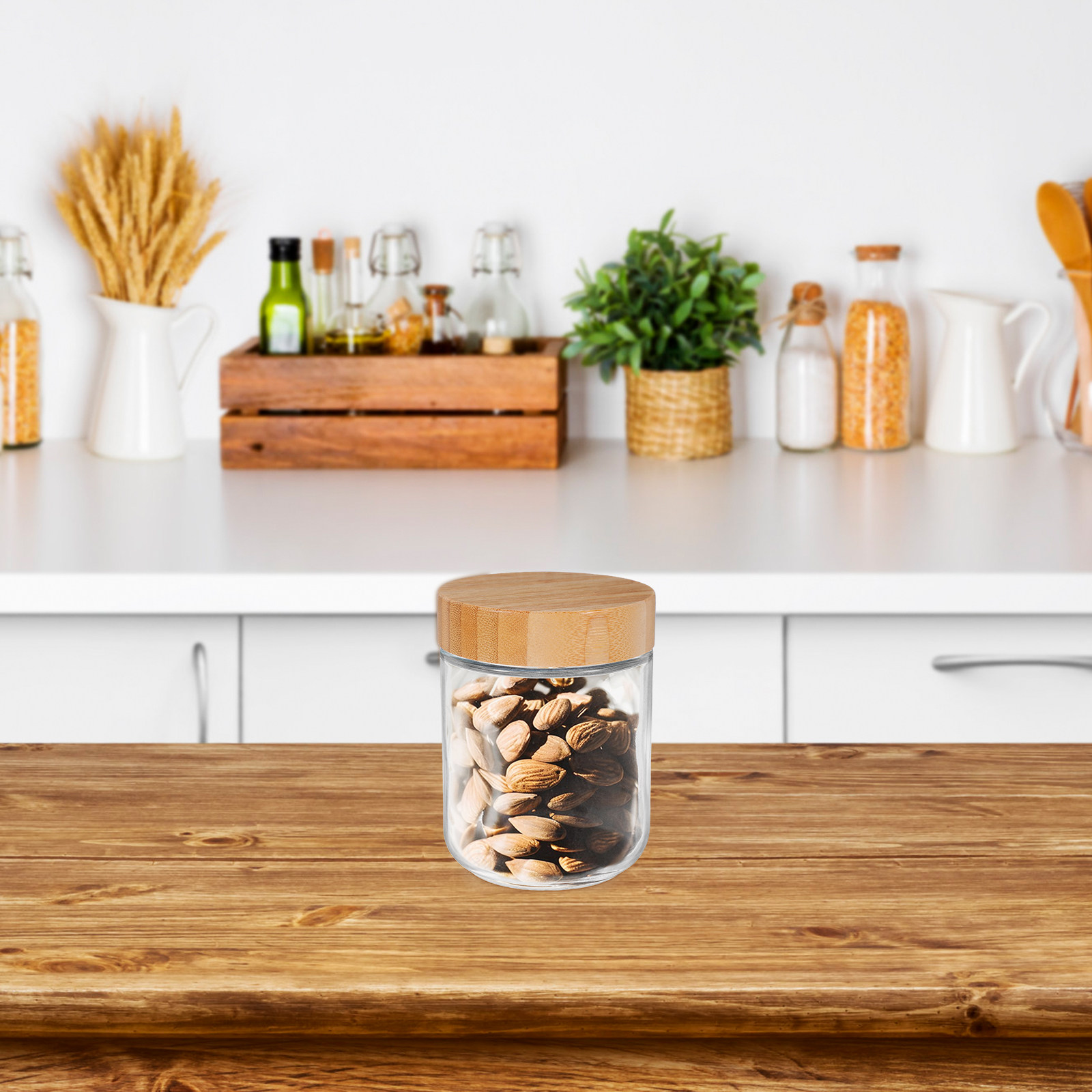 4 sztuki szklanych słoików do  – Food Storage Glass Jar recenzja i cena