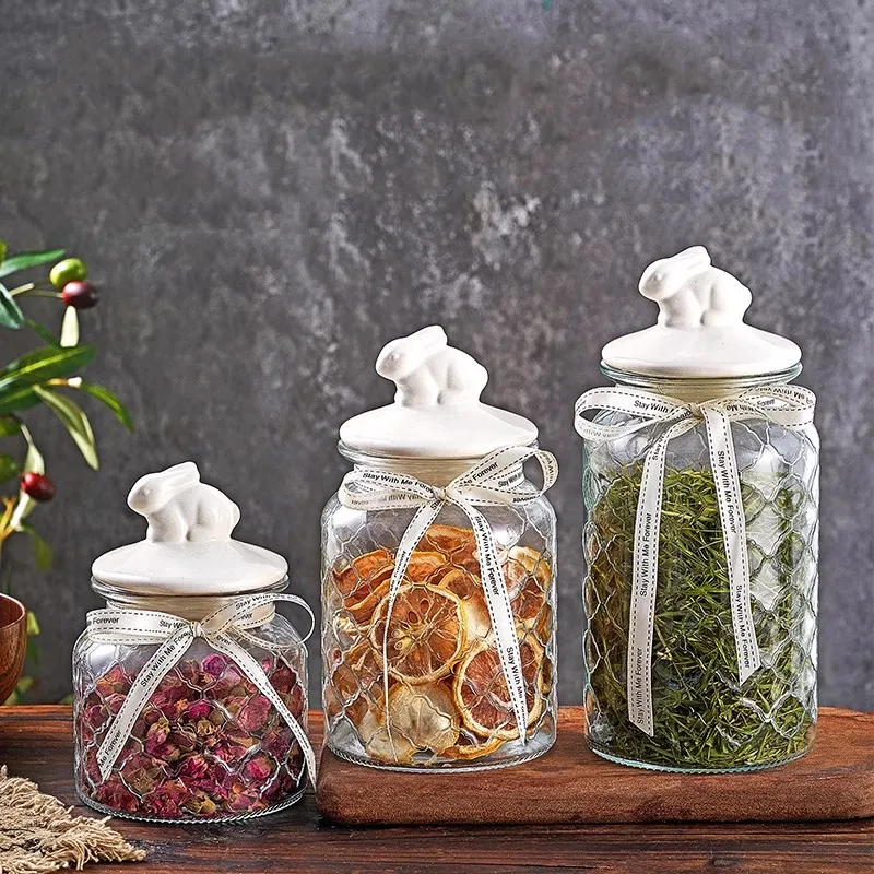 Przezroczysty szklany słoik z  – Food Storage Glass Jar recenzja i cena