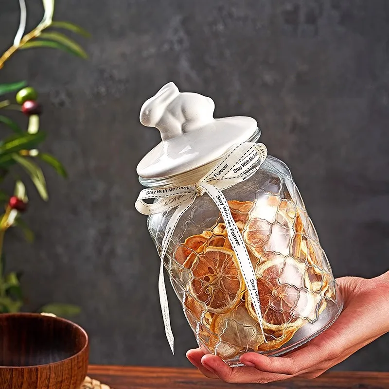 Przezroczysty szklany słoik z  – Food Storage Glass Jar recenzja i cena